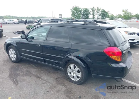 2005 Subaru Outback 2.5I z USA, uszkodzony, nr VIN 4S4BP61C057327072